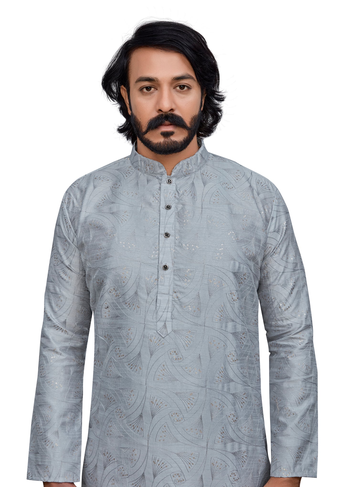 Embroidery Men's Kurta Pajama Online in USA by Islamic ID