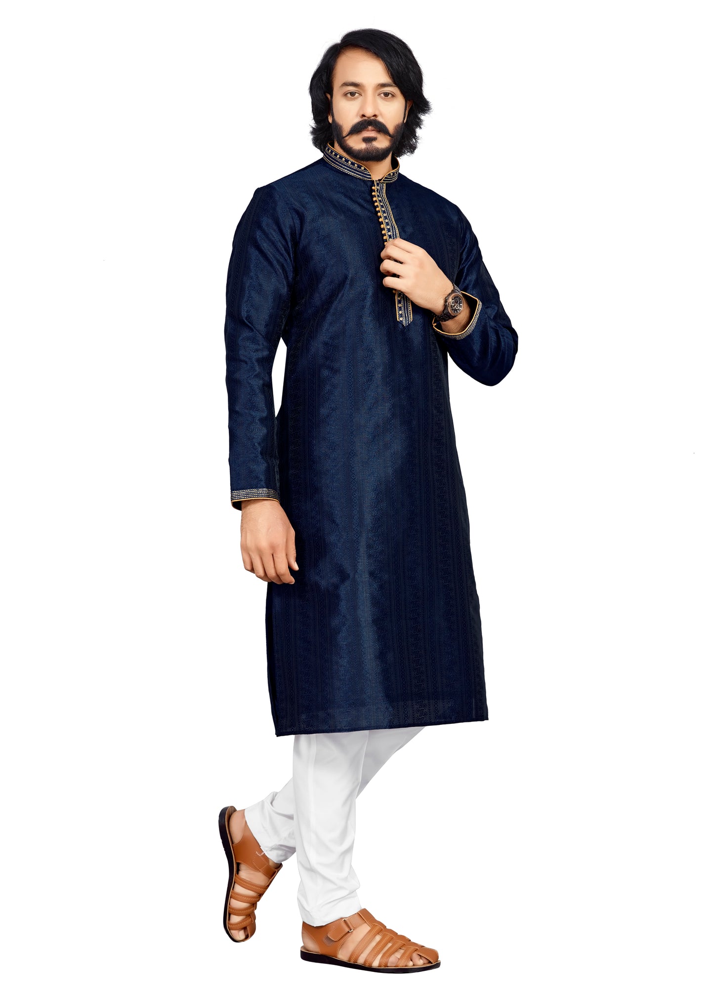 Shop Jacquard Men's kurta Pajama Online in USA