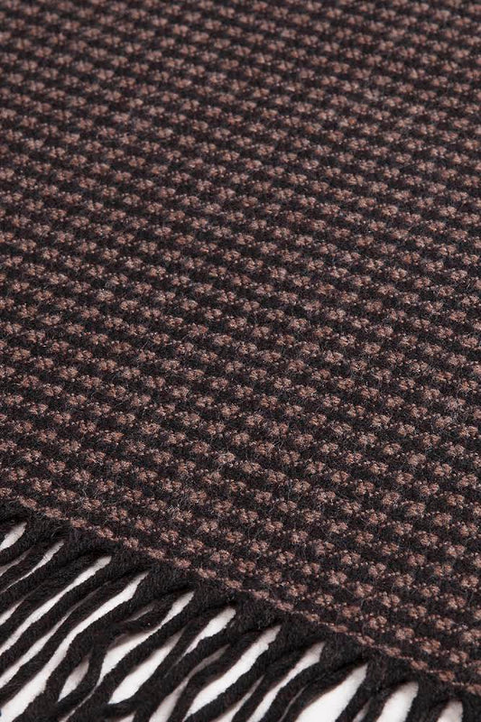 Shop Black-Brown Petit Checkered Shawl for Men Online in USA - Islamic ID