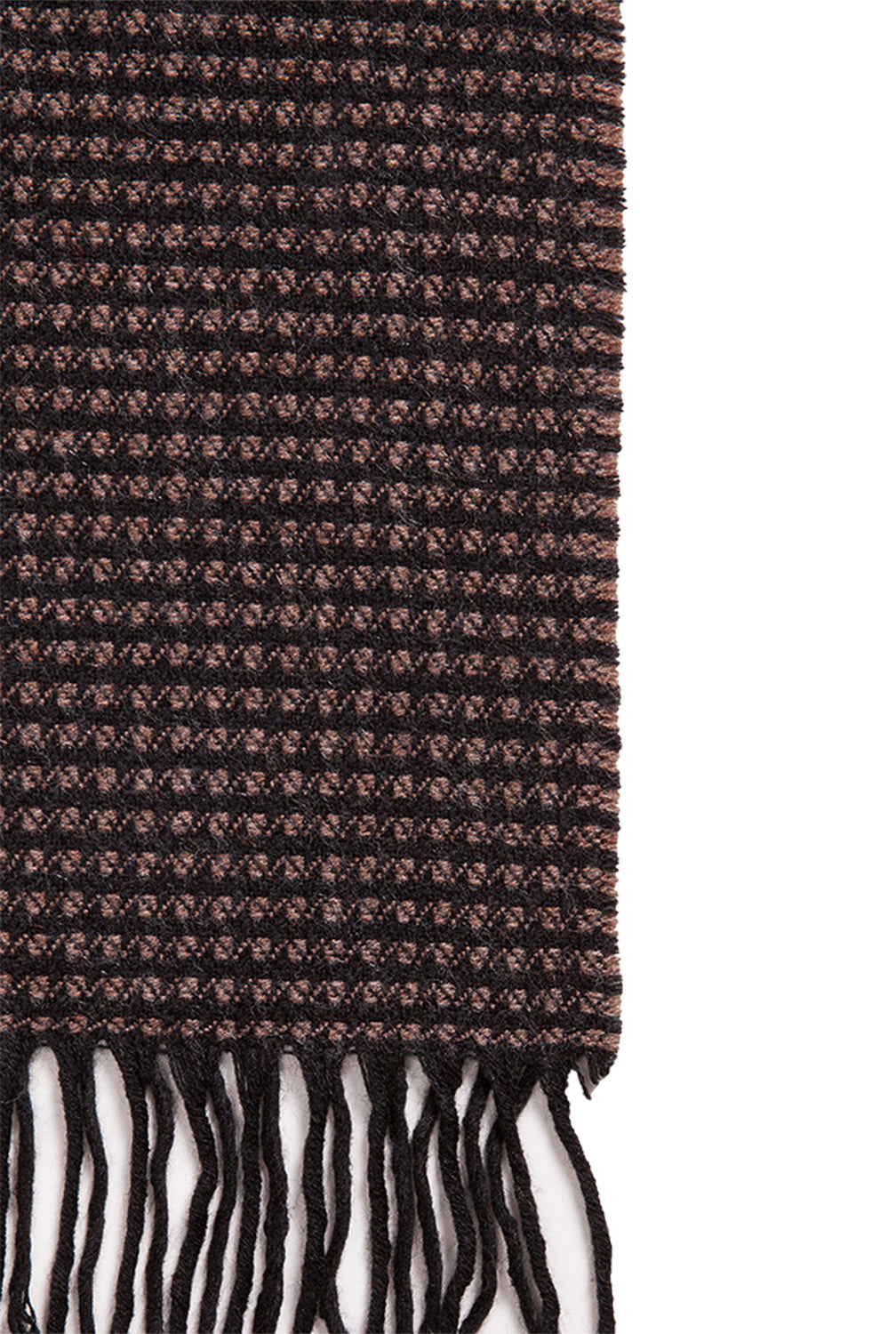 Black-Brown Petit Checkered Shawl for Men at Islamic ID - Cheap Shawl